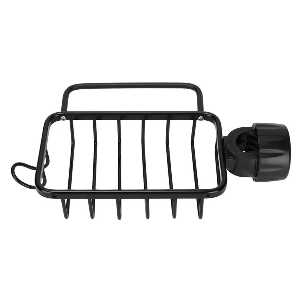 Kitchen Faucet Storage Rack Faucet Sponge Holder Hanging Drain Rack with Towel Shelf for Kitchen Sink Black