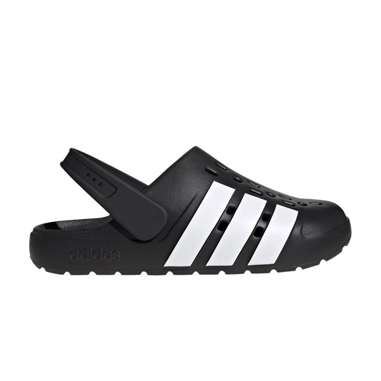 

adidas Adilette Clog 2.0 Black White Unisex Sneakers Core-Black Cloud-White JQ8058 42