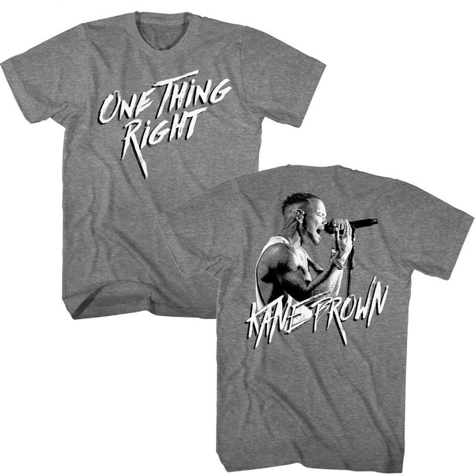 Kane Brown One Thing Front And Back Graphite Heather T-Shirt S