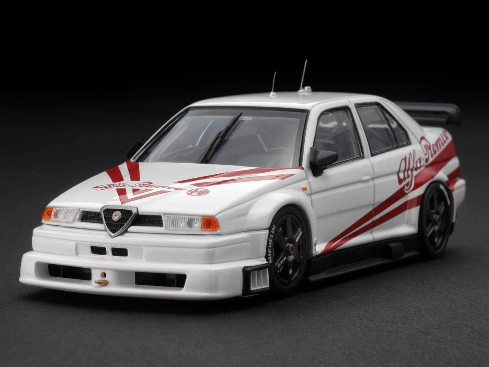 Kidbox Alfa Romeo 155V6 T1 Готовая модель 1/43 Белый/Красный белый