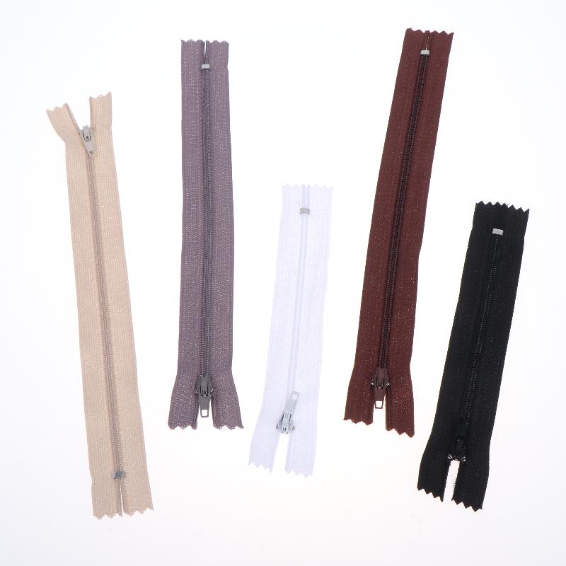 10Pcs Nylon Zippers Rust-proof Slider for Pants Garment Sewing DIY Clothing Repair Household Tailoring Craft Projects
