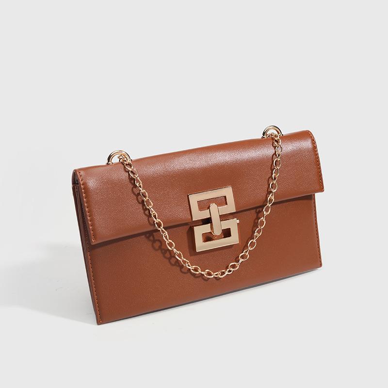 French Niche Small Bag for Women Amazon Cross-Border Internet Celebrity Korean Version Chain Shoulder Crossbody Bag Retro Small Square Bag