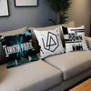 Band L-Linkin Cool P-Park Cushion Cover Inches Farmhouse Decor Home Throw Pillow Covers For Couch Decorations