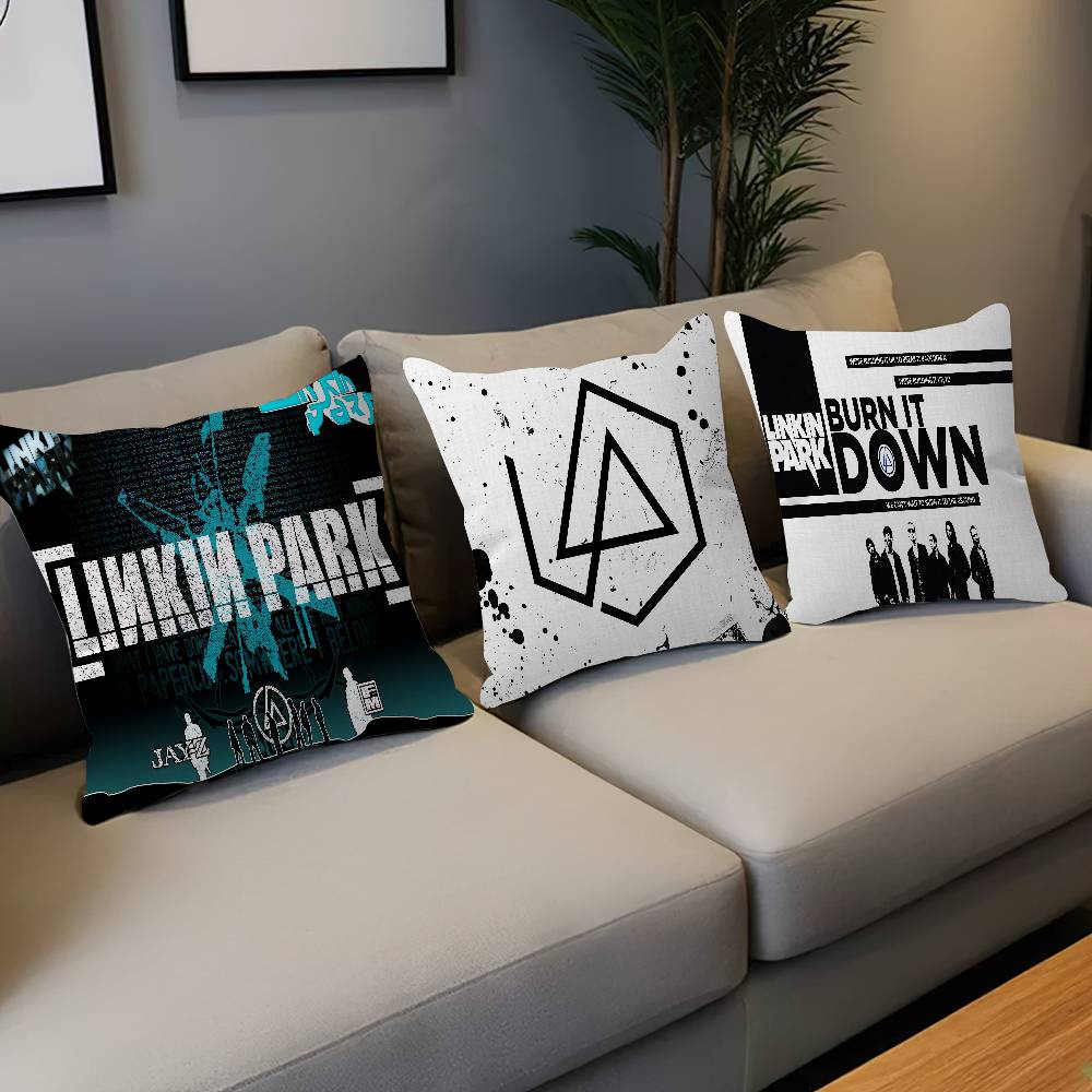 Band L-Linkin Cool P-Park Cushion Cover Inches Farmhouse Decor Home Throw Pillow Covers For Couch Decorations