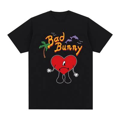 Men's & Women's New T‑Shirt with Bad Bunny Debi Tirar Mas Fotos DTMF World Tour Hip‑Hop Rapper Music Graphic Print Women And Men T-shirt
