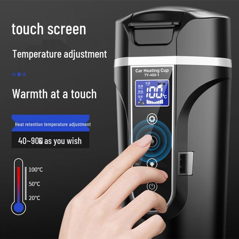 Electric Car Heating Cup - 12V/24V Thermos & Water Boiler