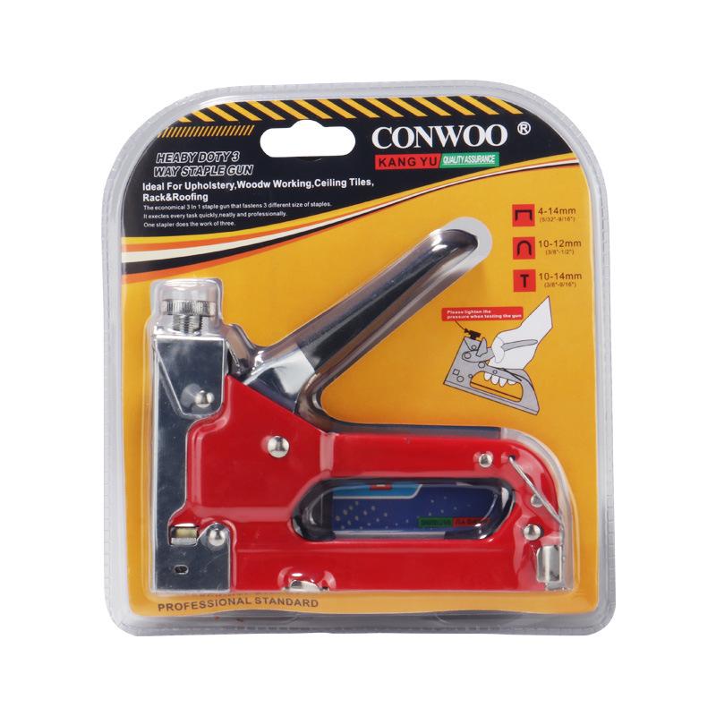 Multi-Function Nail Gun for U-Shaped, Code, and Manual Use - Ideal for Oil Paintings, Photo Frames, Woodworking, and Decoration.