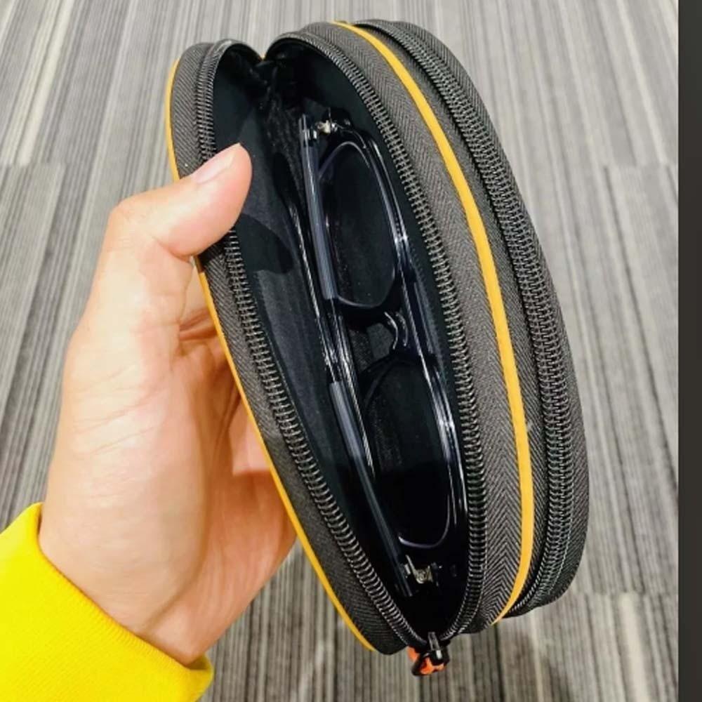 Large Capacity Double-layer Glasses Organizer Cloth Glasses Protective Pouch  Daily