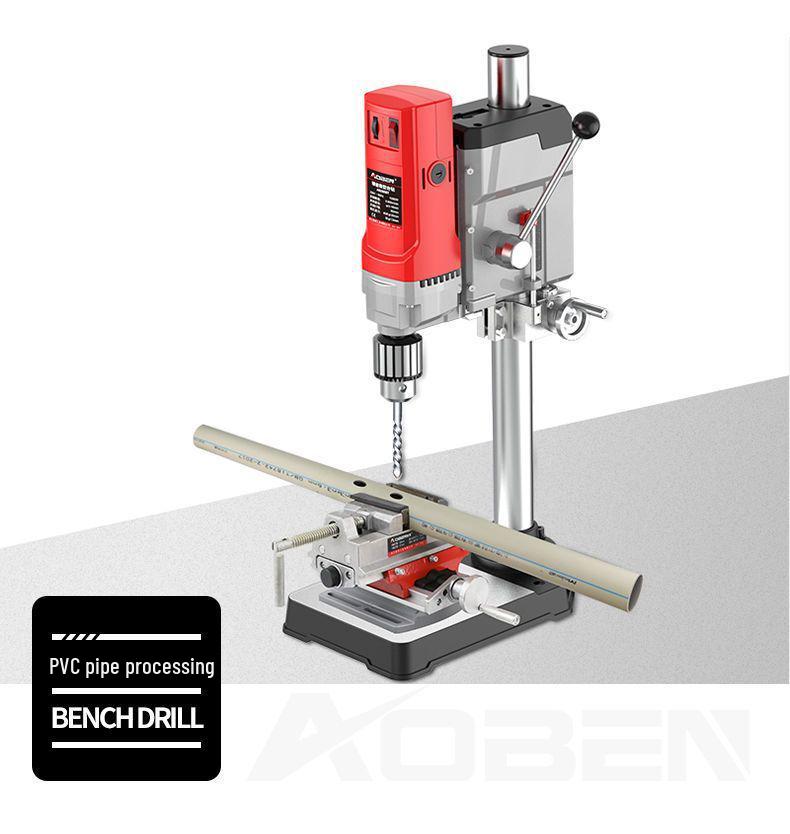 220V Mini Industrial Bench Drill Press - High Precision Multifunctional Turret Machine