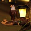 Solar Lights Outdoor Realistic Eagle Garden Statue Solar Garden Lights Automatic Lighting Eagle Solar Lights