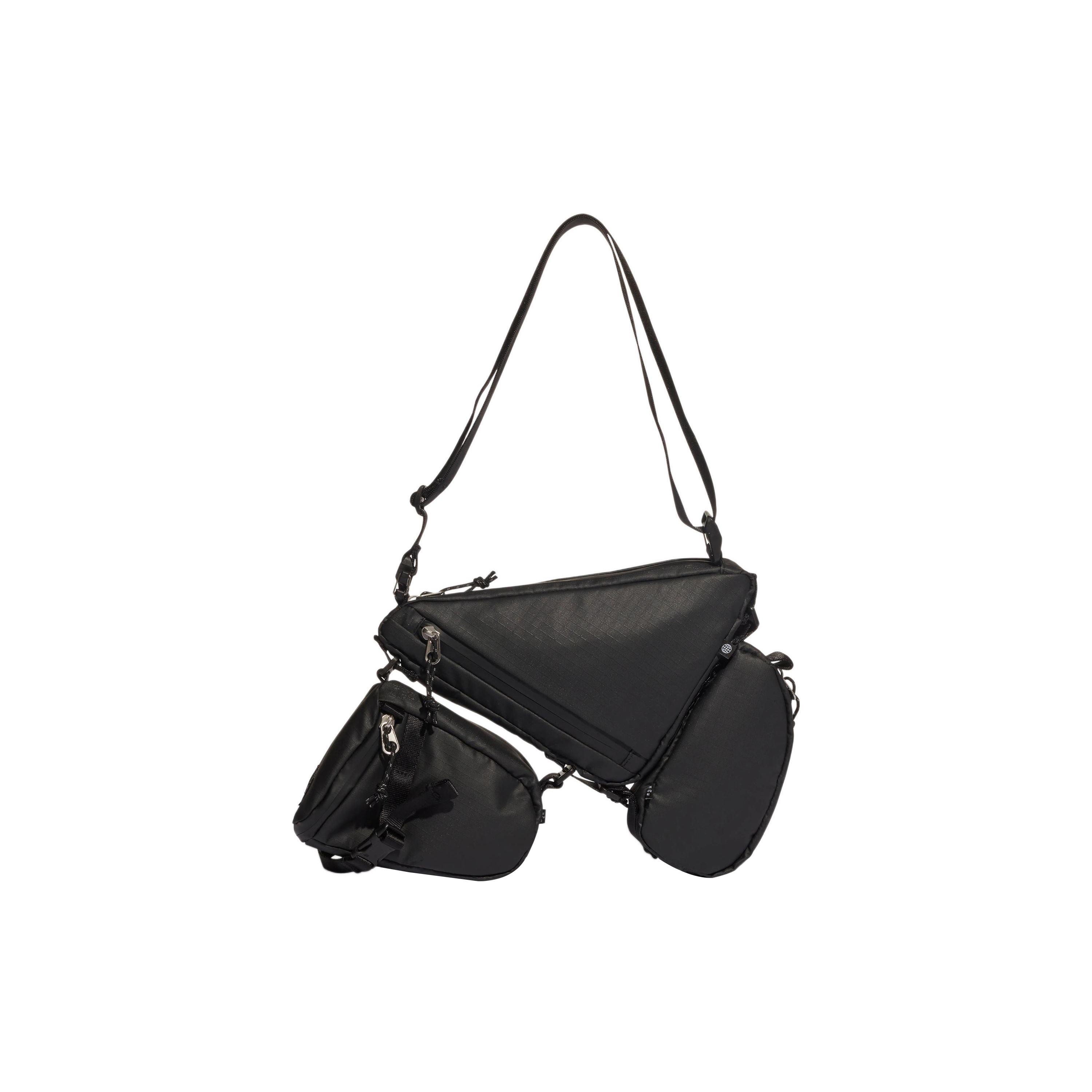 Adidas Modern Three-In-One Cycling Bag Unisex Shoulder Bag Black HJ7920 Black