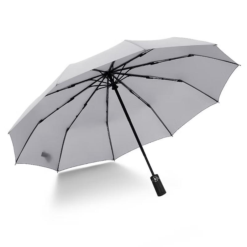 XU QING Automatic 10-Rib 3-Fold Umbrella