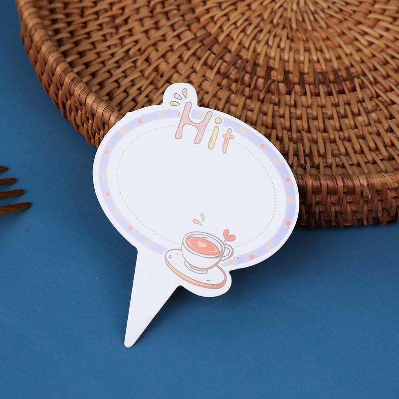 Writable Cloud Topper Greeting Card for Cake Decoration - Birthday & Dessert Table Accessory