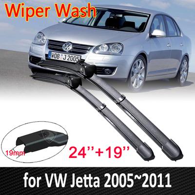 Car Wiper Blade for VW Jetta A5 5 MK5 2005~2011 2PCS 2006 2007 2008 2009 2010 Front Windscreen Window Wipers Car