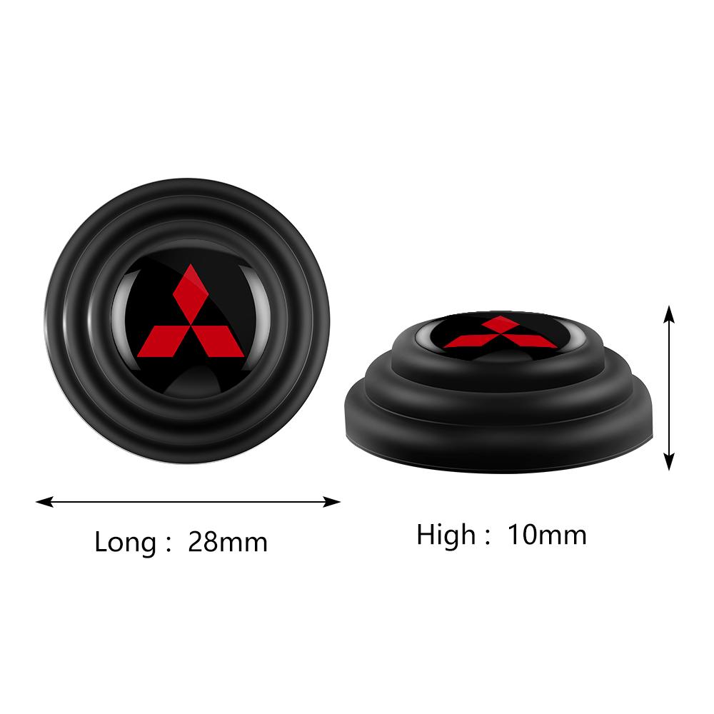 Car Door Silicone Anti Shock Pad Cushion Sticker For Mitsubishi Ralliart Asx Lancer 10 Outlander L200 Xpander Pajero Montero V73