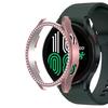 Custodia per orologio con strass, galvanica antiurto, per orologio, paraurti, protezione per lo schermo, per Samsung Galaxy Watch 4