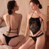 Elegant 2025 See-Through Open Crotch Lingerie Set Pajamas