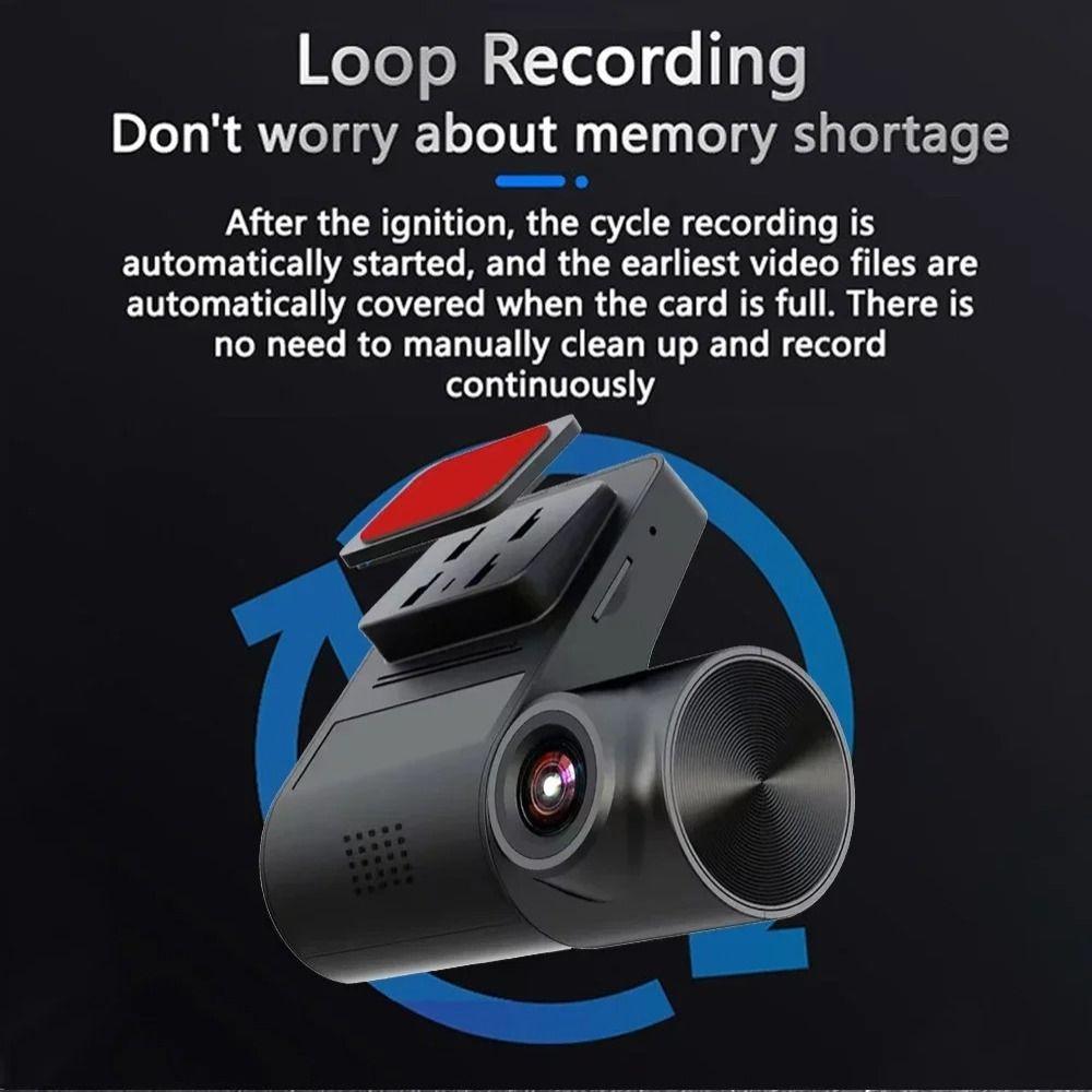 HD Recording Car DVR APP Control Video Recorder Portable HD Camera  Driving Recording