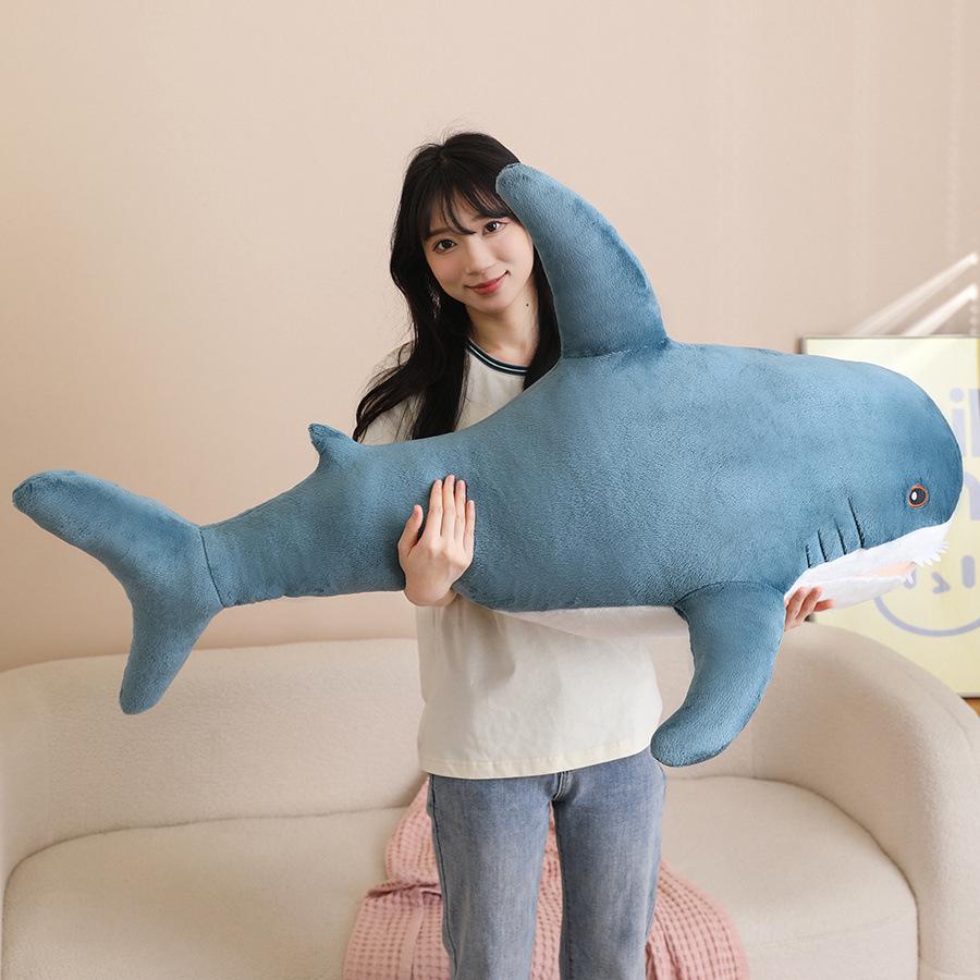 Large Shark Hug Plush Pillow - Children's Gift or Boyfriend Surprise