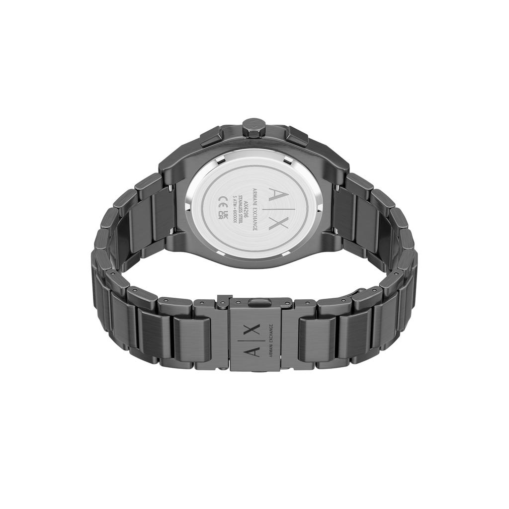 Armani Exchange Herren Analoge Edelstahl-Uhr AX4296