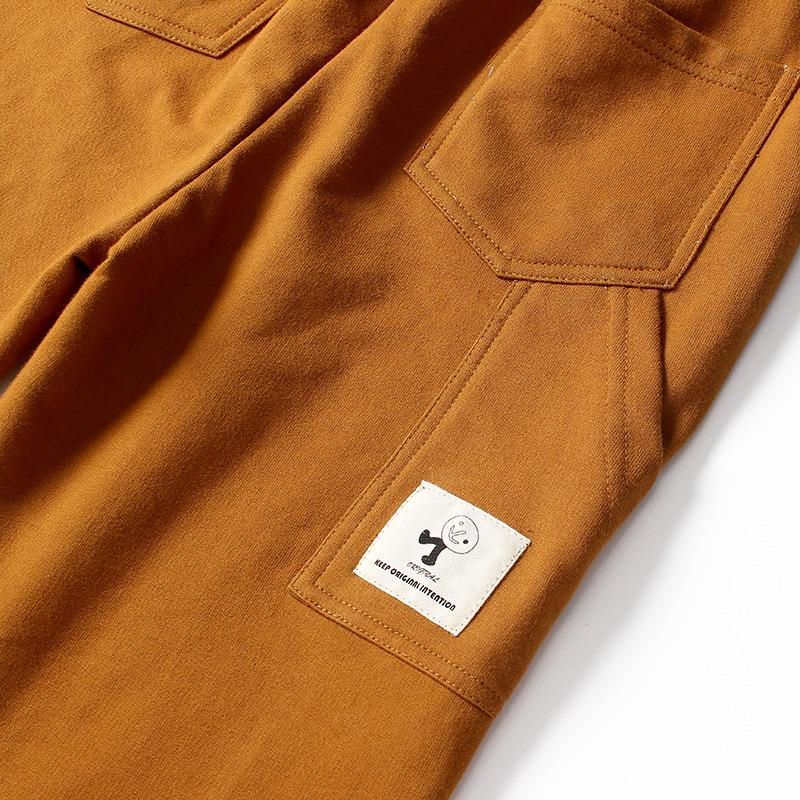 Spring Korean Boys' Trousers: Stitching Terry Sweatpants for Kids