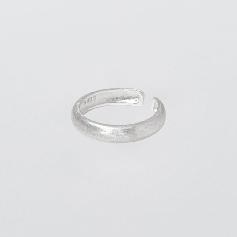 Another Layer Matt Easy Ring(silver925)(2color)