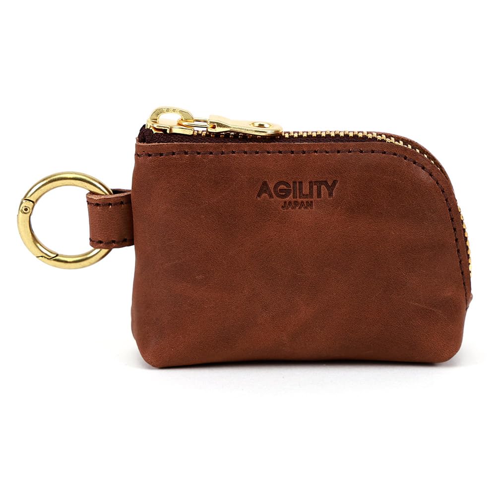 AGILITY affa "AMS" Key Pouch, Key Case, Smart Key, Stylish, Cute Mini Pouch with Carabiner