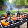 Stal Nierdzewna Uchwyty do Hot-Dogów Zabawny Stojak na Kiełbaski Stojące Mężczyźni Ruszty Piknikowe Narzędzia do Gotowania na Zewnątrz Akcesoria do Grilla
