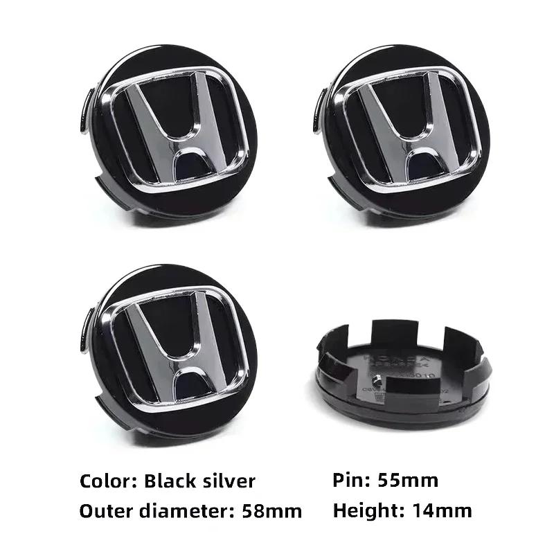 69mm/58mm Car Wheel Hub Cover Tires Center Replace Cap Accessories For Honda civic Laccord fit jazz CRV pilot odyssey passport