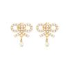 Exquisites Design Harz Perlenohrringe Unisex Ohrringe Gold E4050WOMCY-D03S