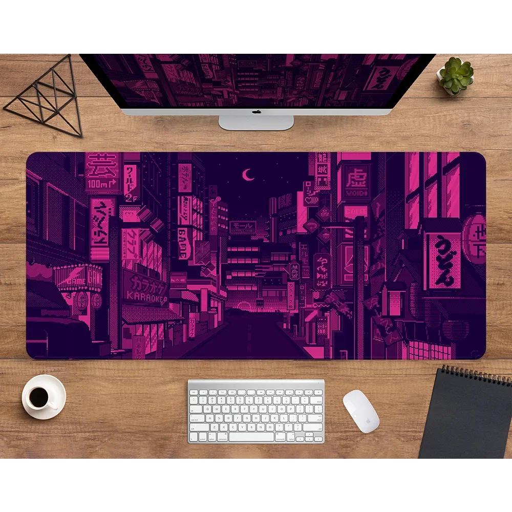 Japanese Anime Big Mouse Pads Cute Mousepads HD Large XXL Office Gamer Rubber Mat Company Desk Pad Design Table Carpet 800X400