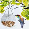 Large Capacity Hanging Acrylic Bird Feeder Waterproof Bird Feeding Station Close Bird Watching