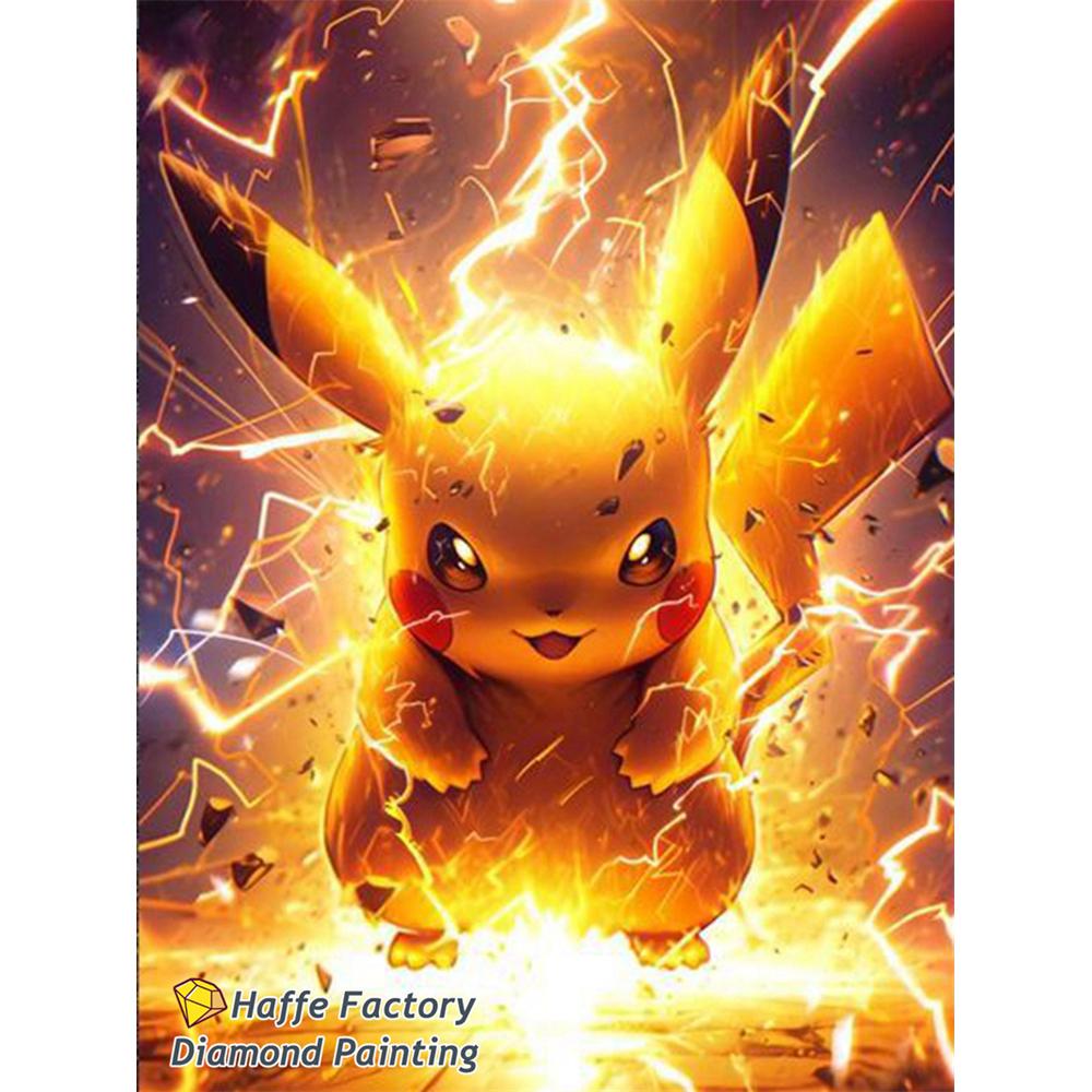 Magische Elf Snorlax Squirtle Diamond Painting Kunst Diy 5d Cartoon Eeveee Charmander Kruissteek Mozaïek Huisdecoratie Cadeau