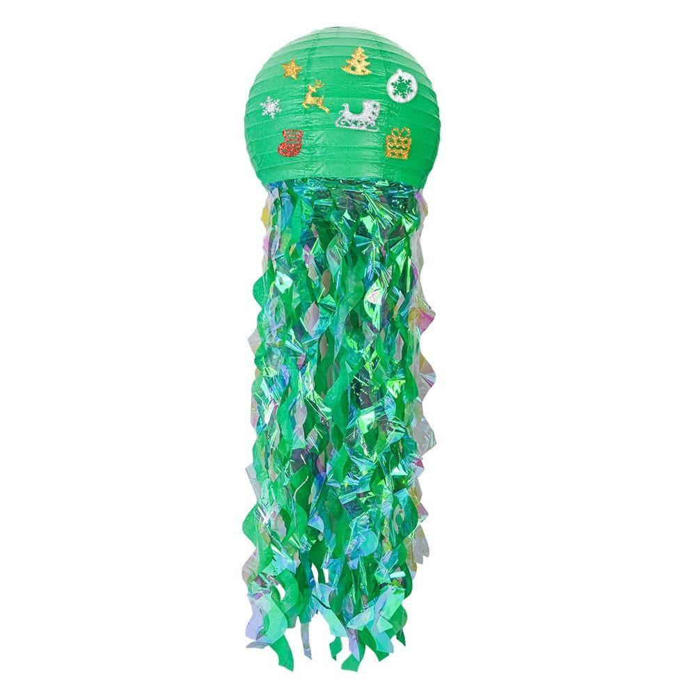 DIY Vánoční papírové lampiony Santa závěsný lampion Nová vánoční papírová koule Vánoce