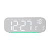 Wood Grain Digital Alarm Clock Multi-functional LED Alarm Clock Desk Clock  Office Use