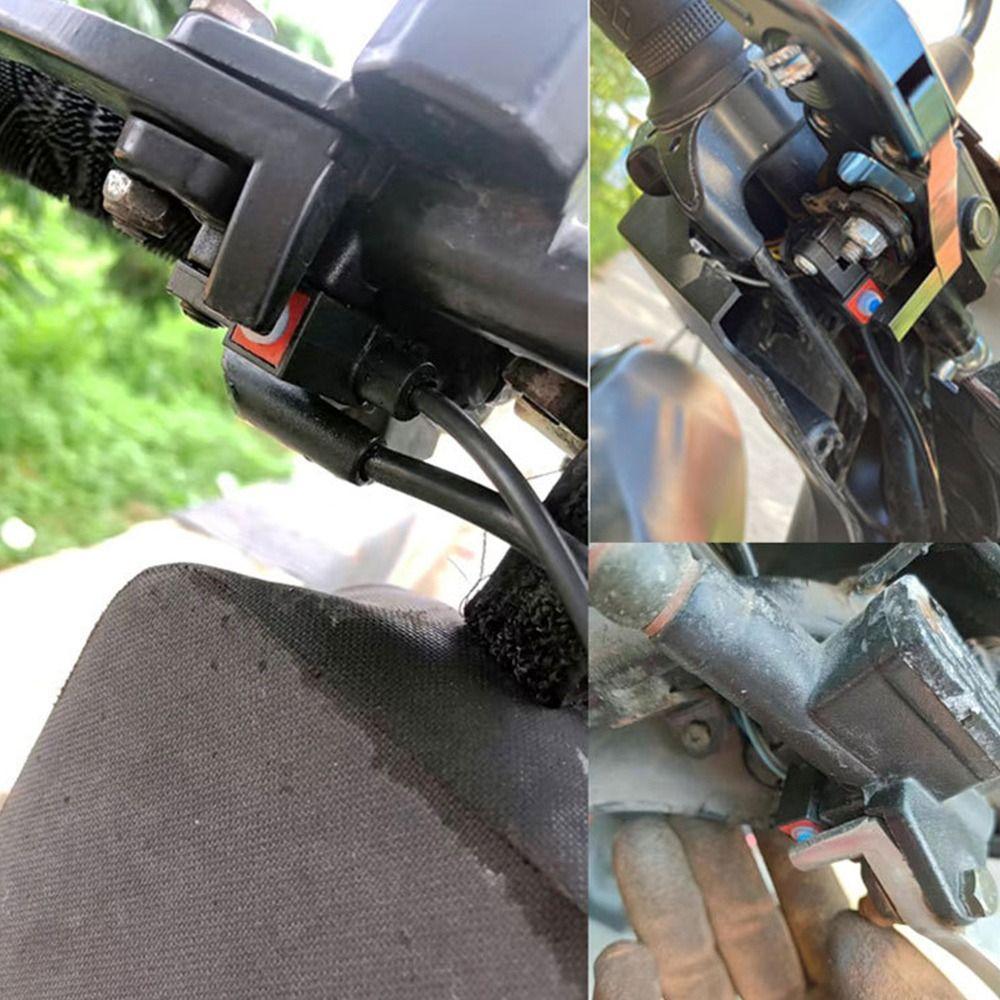 Waterproof Motorcycle Scooter Parts Black Switch Line New Switch Wire Electric Bike Accessories