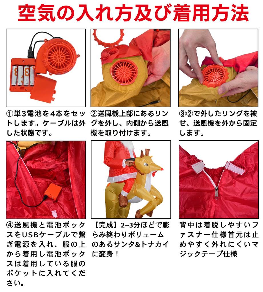 CLEAN HOUSE Herren Erwachsenen Weihnachtskostüm, Weihnachtsmann Rentier Kostümset, Hut, Bart und Sack