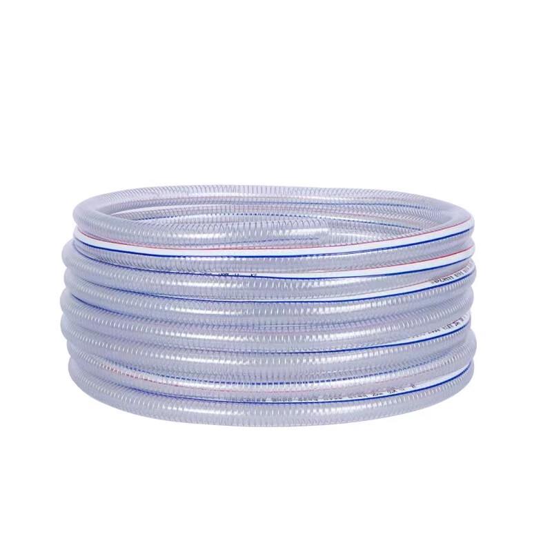 KAIYING PVC Steel Wire Reinforced Transparent Drainage Hose