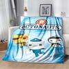 New ModelCute Octonauts Cartoon Children's Blanket Suitable for Family Bedrooms, Beds, Sofas, Travel, Offices, and Other Places