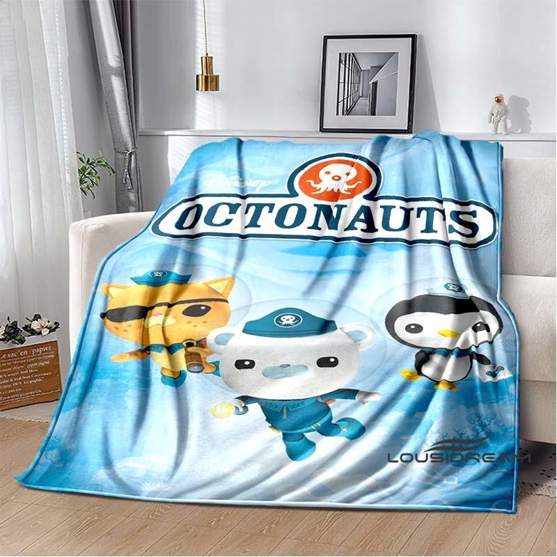 New ModelCute Octonauts Cartoon Children's Blanket Suitable for Family Bedrooms, Beds, Sofas, Travel, Offices, and Other Places