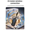 Bluetooth 5.4 Empfänger Sender 2-in-1 Drahtloser Bluetooth 3,5mm Aux Audio Adapter Mikrofon für Flugzeug TV Auto Laufband