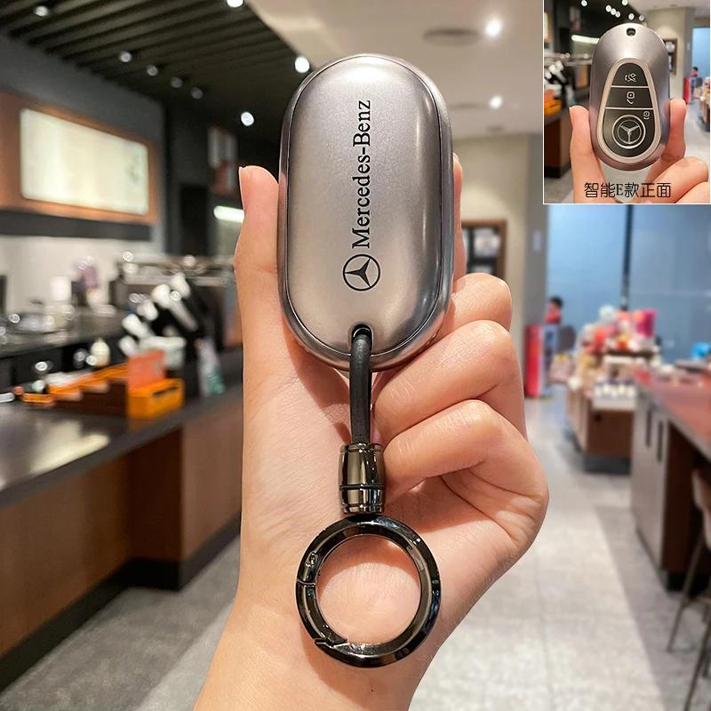 ULA5 Car Remote Key Case Cover Fob for Mercedes Benz A B G R Class GLA GLK W176 W204 W251 W463 Accessories Key Chains