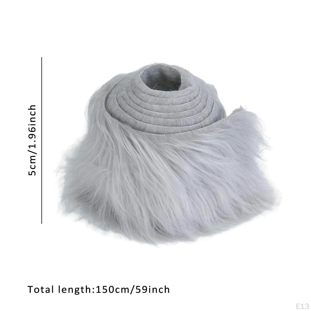 2 Pack Faux Shaggy for Toy Making And Festive Clothing Projects