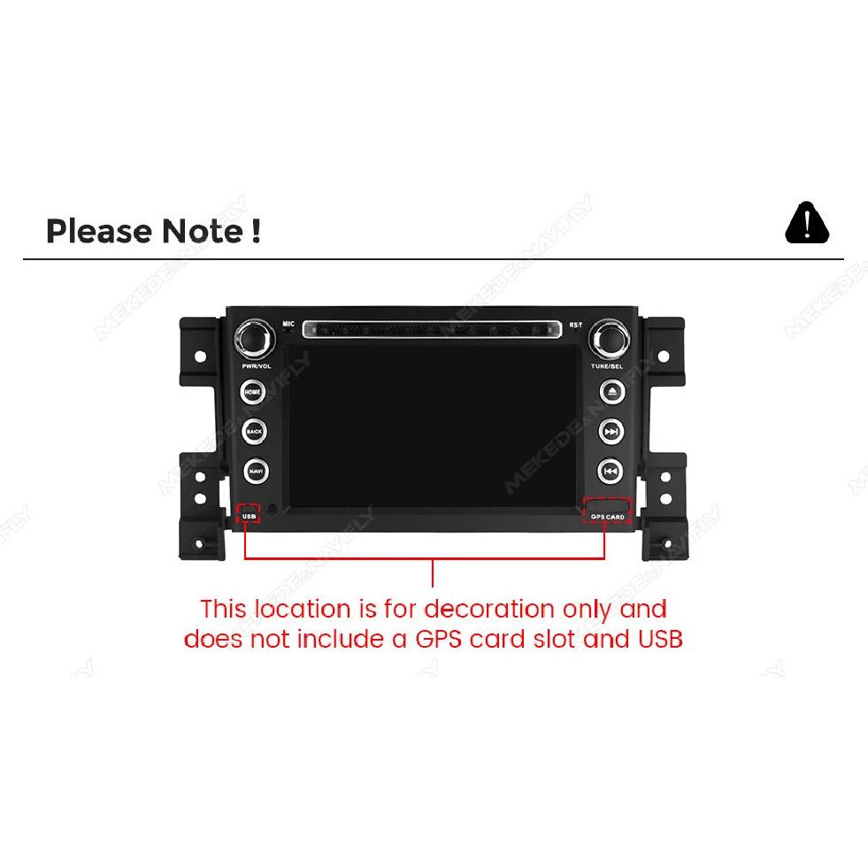 7inch Car Radio For Suzuki Grand Vitara 2005-2012 2013 2015 Multimedia GPS Navigation Stereo Player CarPlay Android Auto WIFI