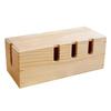 1pc Storage Box Solid Wood Cords Storage Hub Home Decoration Power Strip Organization Tools Replacement Spare Parts
