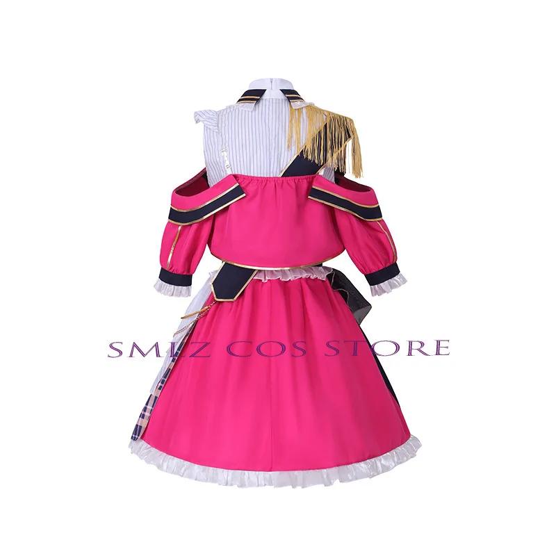 Hoshino Rubii Cosplay Anime Oshi No Ko Ruby Cosplay Costume Wig Stage Uniform Dress Halloween Party Shiny CYO MEM Clothing