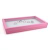 100 Slots Ring Jewelry Display Tray Show Case Organizer Box Storage Holder