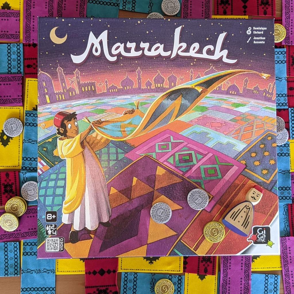 Gioco di Strategia Marrakech per Famiglie Party Giochi di Carte da Tavolo