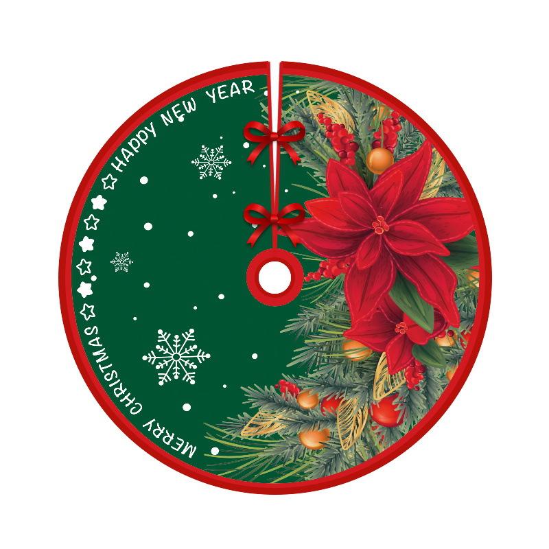Christmas Tree Dress Ornaments Holiday Decorations Printed Ornaments Christmas Atmosphere New Year Decorations Multiple Styles