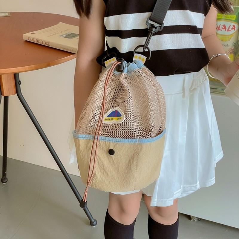 Fun Stylish Kids Backpack For Outdoors And School Lightweight Nylon Letter Design хаки